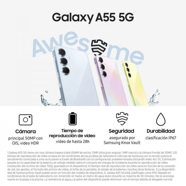 Galaxy A55 EU 8/256 Negro