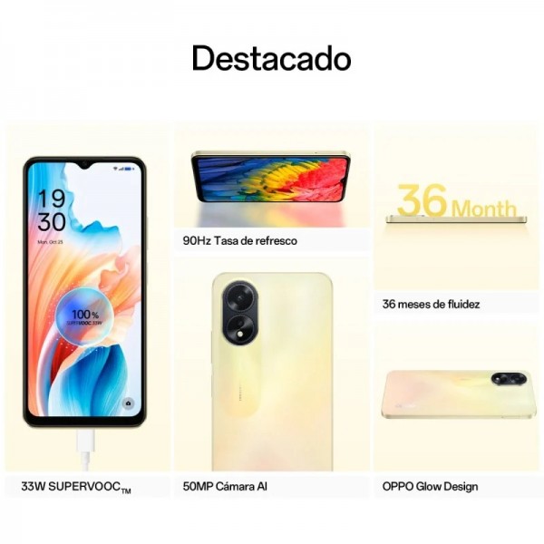 OPPO A38 4+128GB Negro